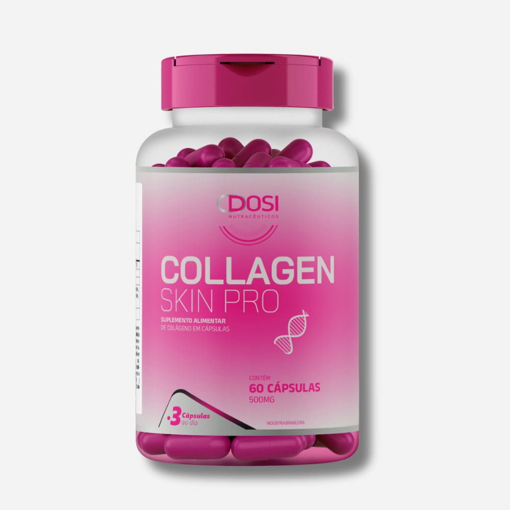 Collagen Skin Pro – Suplemento Dosi para pele, unhas e cabelos com Verisol e ácido hialurônico