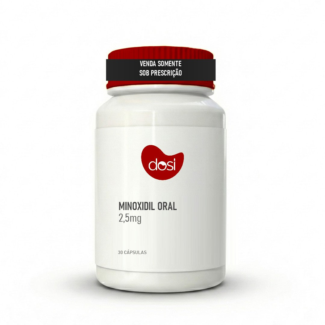 Minoxidil oral 2,5mg 30 Cápsulas